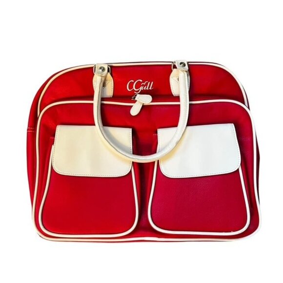 CGull Red Craft Tote Cricut Cartridge Organizer - Picture 1 of 5